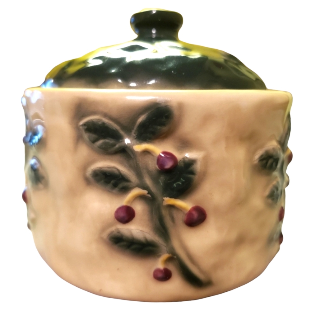 Vinta Sugar Bowl Big Sky Carver With Lid Stoneware